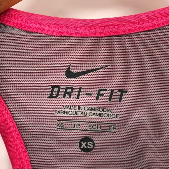 Nike Racerback Tank Top Womens XS Pink - Picture 3 of 6